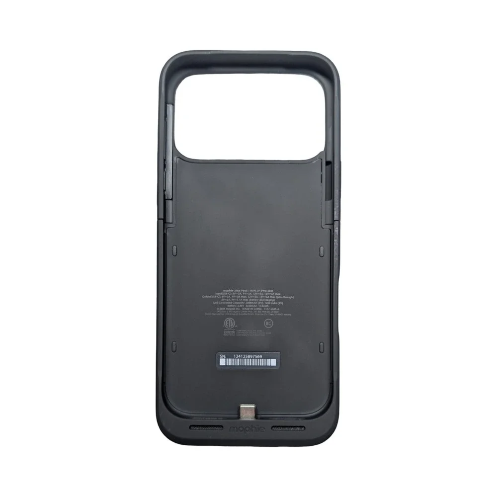 Nn1-Pg Mophie Juice Pack Battery Case for Apple iPhone 17 Pro Max - Black